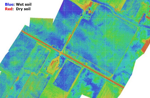 drone Fuktighetsnivåer