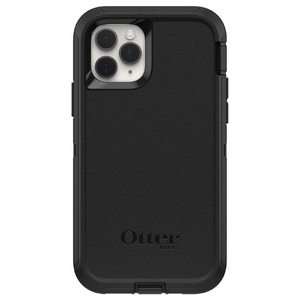 Black Otterbox Defender on Iphone 13