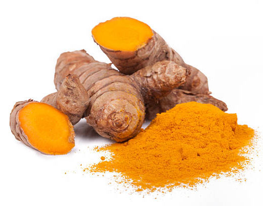 Turmeric root and powder